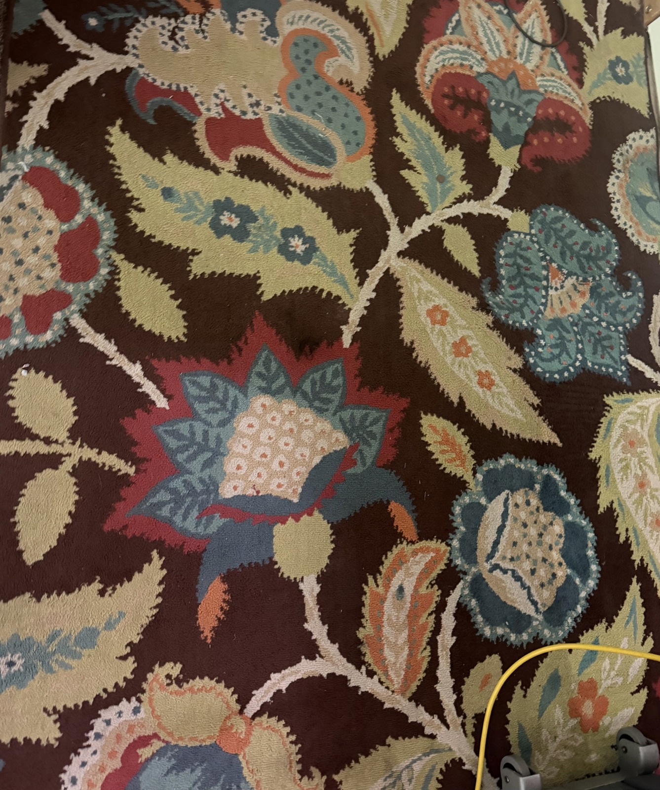 Colorful Area Rug before cleaning